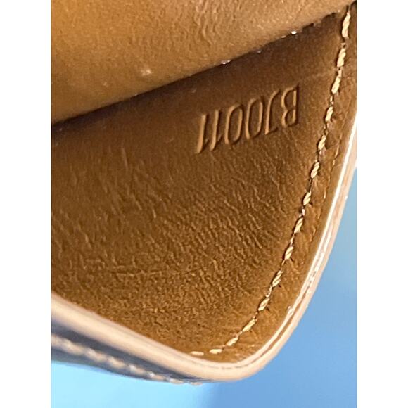 Louis Vuitton Vernis Monogram Bronze Coin Card Wallet Made in France Rare Color - Picture 5 of 12